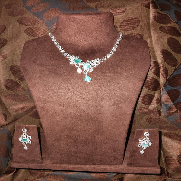 SIVARA 'Sea Sapphire' Drop Necklace Set