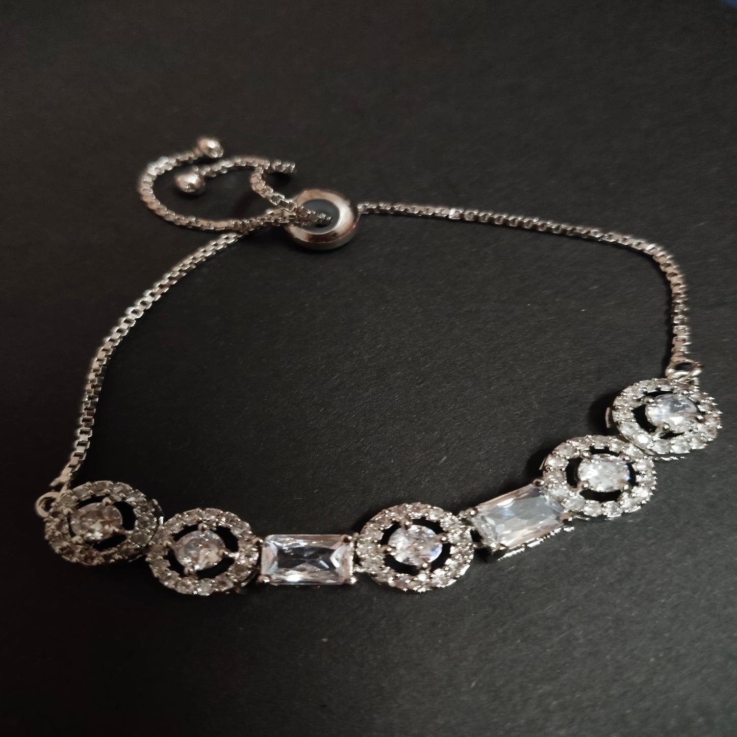 SIVARA 'Celestial Fusion' Multi-Shape Bracelet