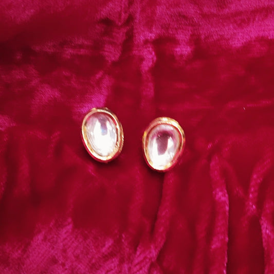 SIVARA Classic Kundan Polki Elegance Studs | Minimal but Beautiful