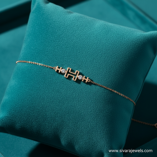 HOPE Bracelet on Teal Cushion
