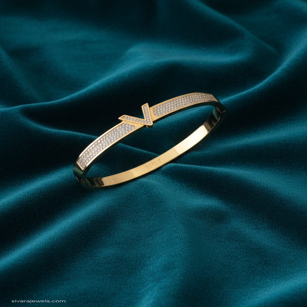 Single diamond bracelet on teal velvet